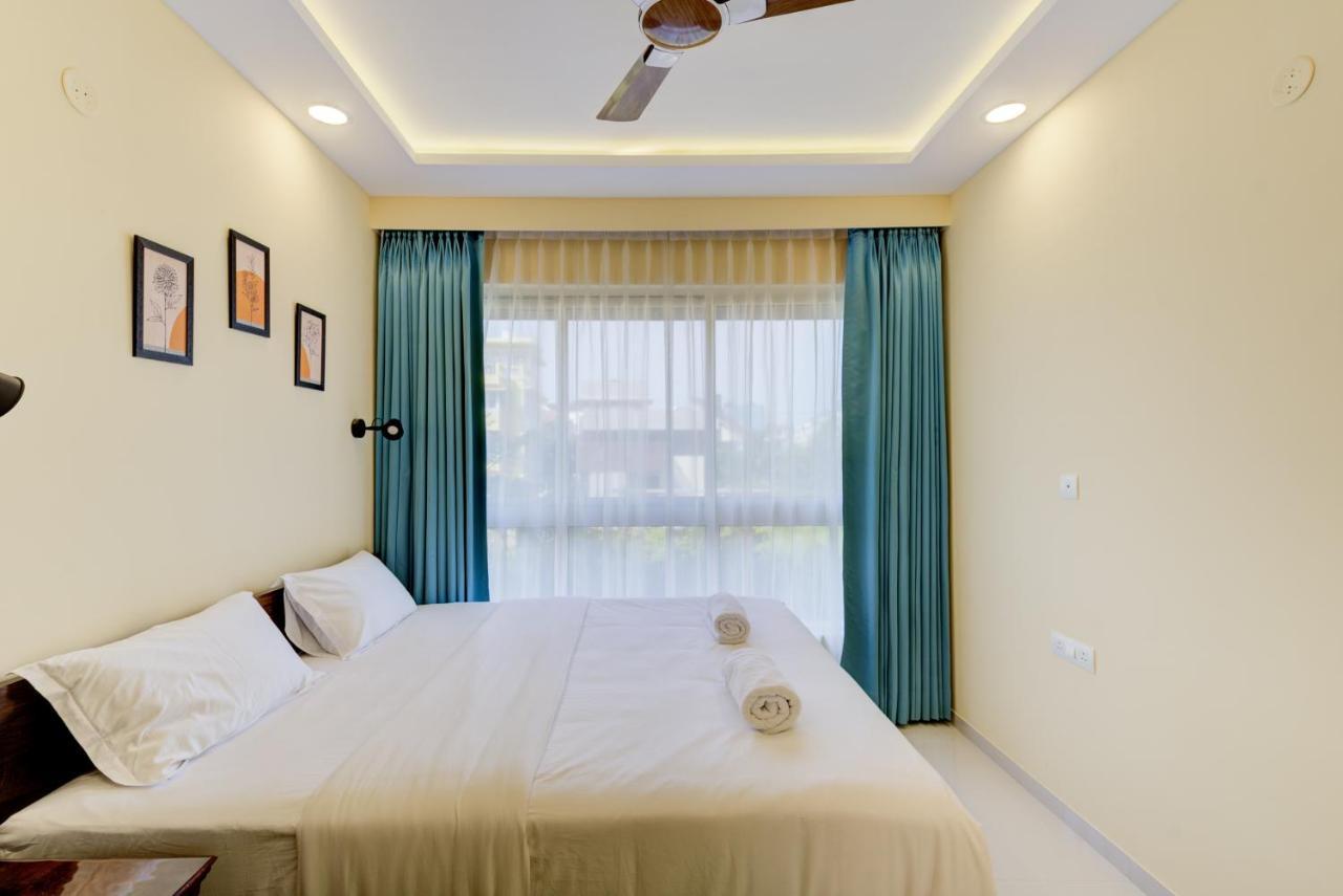 Luxe 2Bhk 10Min From Goi Airport With Pool Access Apartman Dabolim Kültér fotó