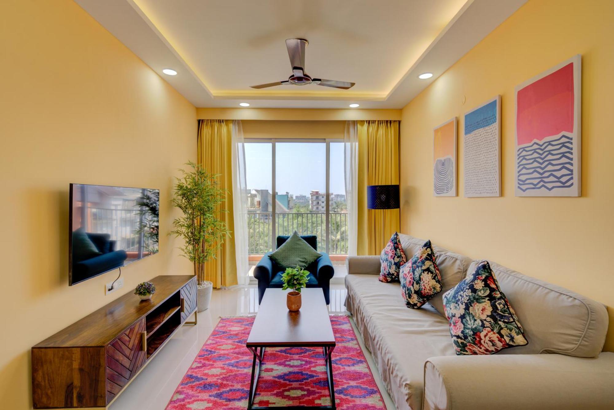 Luxe 2Bhk 10Min From Goi Airport With Pool Access Apartman Dabolim Kültér fotó
