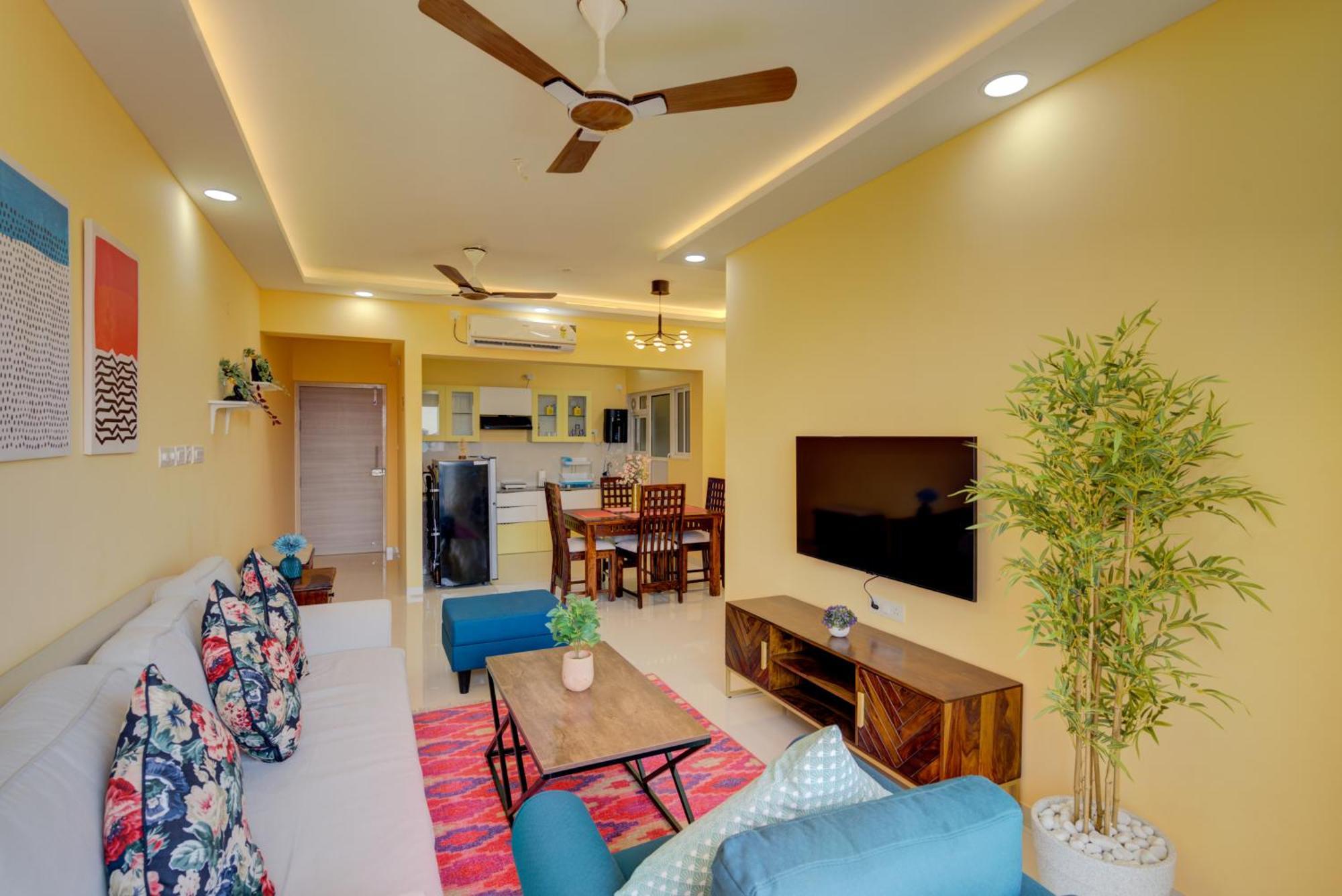 Luxe 2Bhk 10Min From Goi Airport With Pool Access Apartman Dabolim Kültér fotó